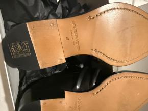 Bottega Veneta Black Leather Spada Loafers 8