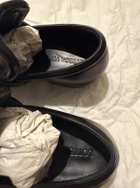 Bottega Veneta Black Leather Spada Loafers 3