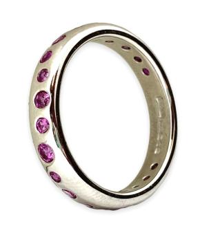 Dower And Hall Pink Sapphire Fireworks Ring 6
