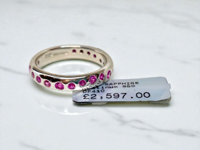 Dower And Hall Pink Sapphire Fireworks Ring 2