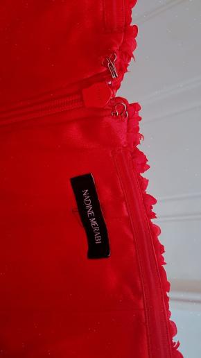 Nadine Merabi 'Maisy' Red Mini Dress 5