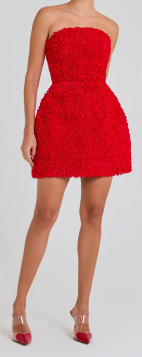 Nadine Merabi 'Maisy' Red Mini Dress 6
