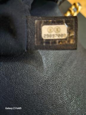 Chanel Navy Blue 19 Large Flap Bag 11