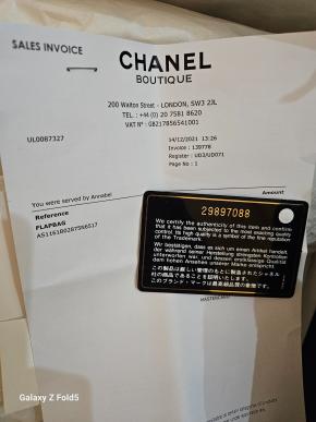 Chanel Navy Blue 19 Large Flap Bag 12