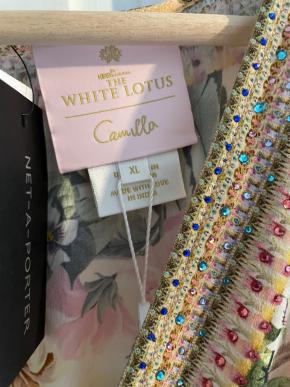 Camilla White Lotus Floral Dress 6