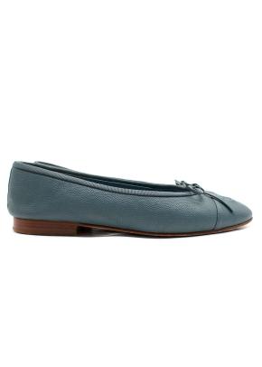 Chanel Pale Blue Caviar Leather Ballet Flats 2