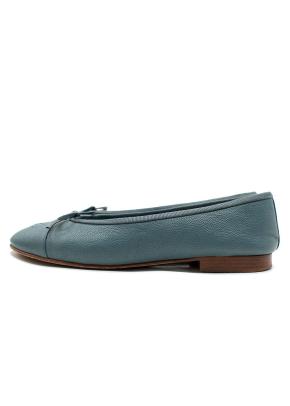 Chanel Pale Blue Caviar Leather Ballet Flats 4