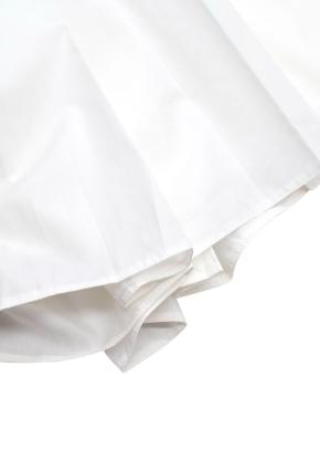 Prada White Cotton Button Front Poplin Dress 9