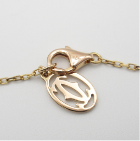Cartier D'Amour Pink Sapphire Gold Necklace 7