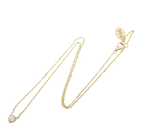 Cartier Cartier d'Amour Diamond Heart Rose Gold Necklace 2