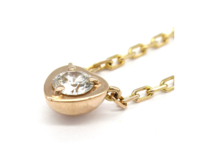 Cartier Cartier d'Amour Diamond Heart Rose Gold Necklace 3