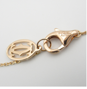 Cartier C de cartier Diamond Gold Necklace 5