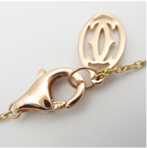 Cartier C de cartier Diamond Gold Necklace 6