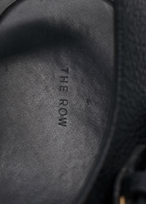 The Row Black Fisherman Caged Leather Sandals 5