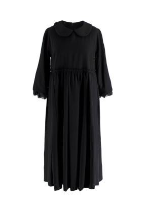 Comme Des Garcons Black Longsleeve Babydoll Dress 2