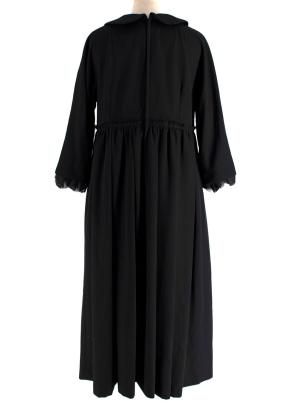 Comme Des Garcons Black Longsleeve Babydoll Dress 3