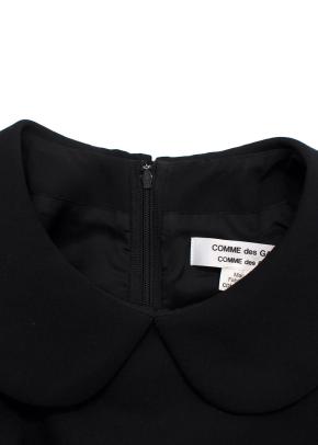 Comme Des Garcons Black Longsleeve Babydoll Dress 5
