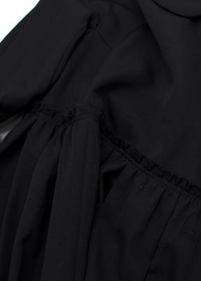Comme Des Garcons Black Longsleeve Babydoll Dress 4