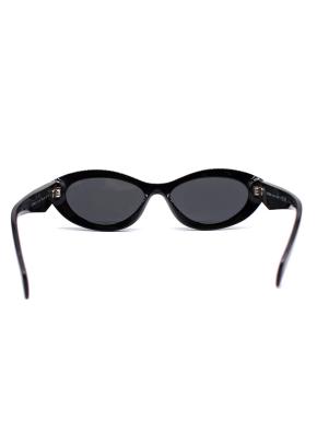 Prada Black Oval Cat Eye Sunglasses 5