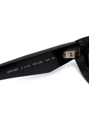 Prada Black Oval Cat Eye Sunglasses 9