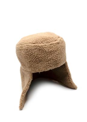 Burberry Caramel Shearling Hat 3
