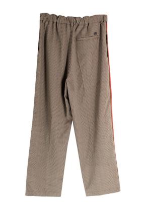 Wales Bonner 'Wisdom' Houndstooth Check Trousers with Side Stripe 2