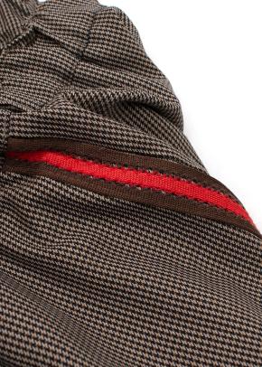 Wales Bonner 'Wisdom' Houndstooth Check Trousers with Side Stripe 4