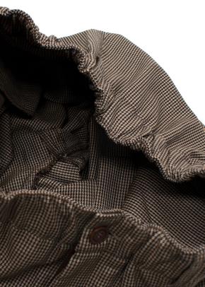 Wales Bonner 'Wisdom' Houndstooth Check Trousers with Side Stripe 3