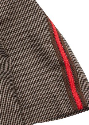 Wales Bonner 'Wisdom' Houndstooth Check Trousers with Side Stripe 6