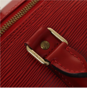 Louis Vuitton Red Epi Leather Keepall 55 Bag 9