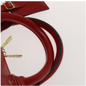 Louis Vuitton Red Epi Leather Keepall 55 Bag 22