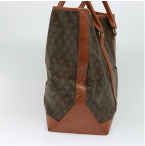 Louis Vuitton Weekend GM Brown Monogram PrintCanvas Tote 4