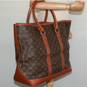 Louis Vuitton Weekend GM Brown Monogram PrintCanvas Tote 2