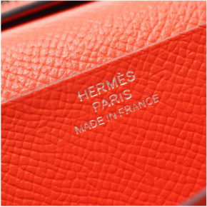 Hermès Béarn 2018 Souffle Bi-fold Wallet in Cornflower Blue 5