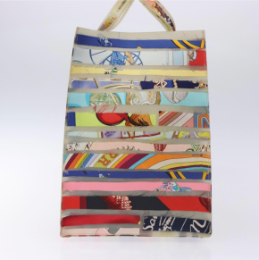 Hermès Limited Edition Transparent Rubber Tote Bag from the Louvre Museum Collection 8