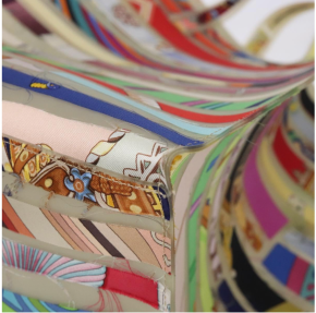 Hermès Limited Edition Transparent Rubber Tote Bag from the Louvre Museum Collection 19