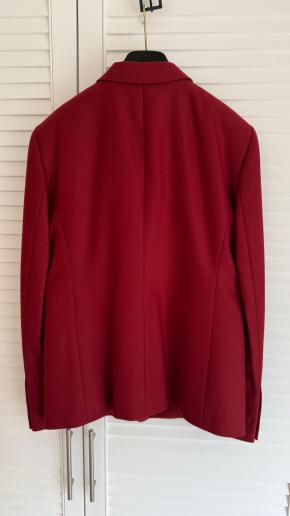Gucci Single Breasted Red Wool/Cashmere Blazer 4