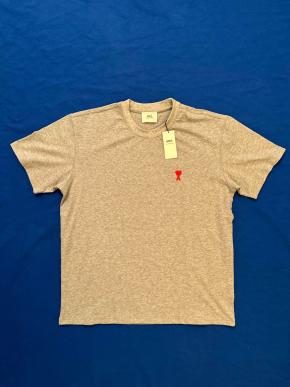 AMI Heather Grey Heart T-shirt 2