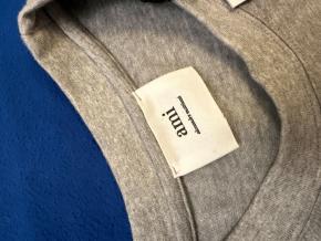 AMI Heather Grey Heart T-shirt 5