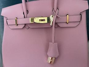 Hermes Rose Sakura Togo Lather Birkin 30 11