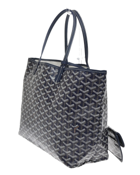 Goyard Navy Iconic Print Saint Louis Toe Bag and Pouch 2