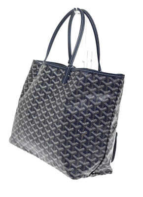 Goyard Navy Iconic Print Saint Louis Toe Bag and Pouch 3