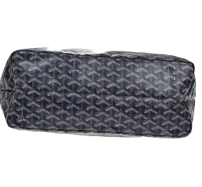 Goyard Navy Iconic Print Saint Louis Toe Bag and Pouch 8