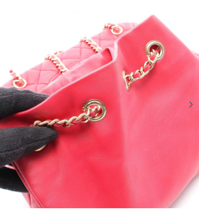 Chanel Matelassé Pink Lambskin Quilted Seoul Backpack in Pink 3