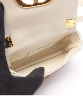 Dior 2010 30 Montaigne Cream Shoulder bag with Gold Hardware 6