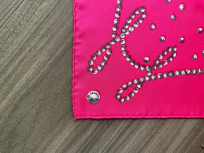 Hermes Pink Silk Cheval De Legende Scarf 12
