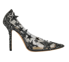 Jimmy Choo Embellished Plexi Heels 2
