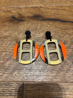 Hermes H Equipe Earrings 3