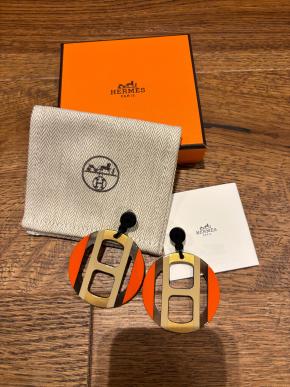 Hermes H Equipe Earrings 2