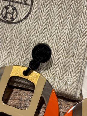 Hermes H Equipe Earrings 9